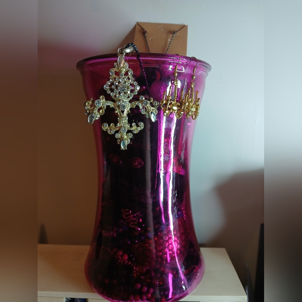 Witchy/ Victorian/ Goth Jewelry Jar
